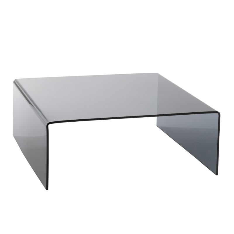 CAFE TABLE SQ SMOKE GLASS 100     - CAFE, SIDE TABLES